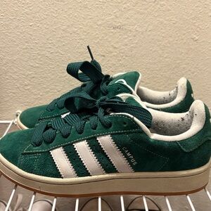 Women’s Adidas Campus Forest Green Sneakers